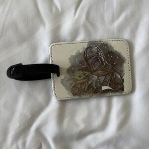 Star Wars Mandalorian and Grogu Luggage Tag